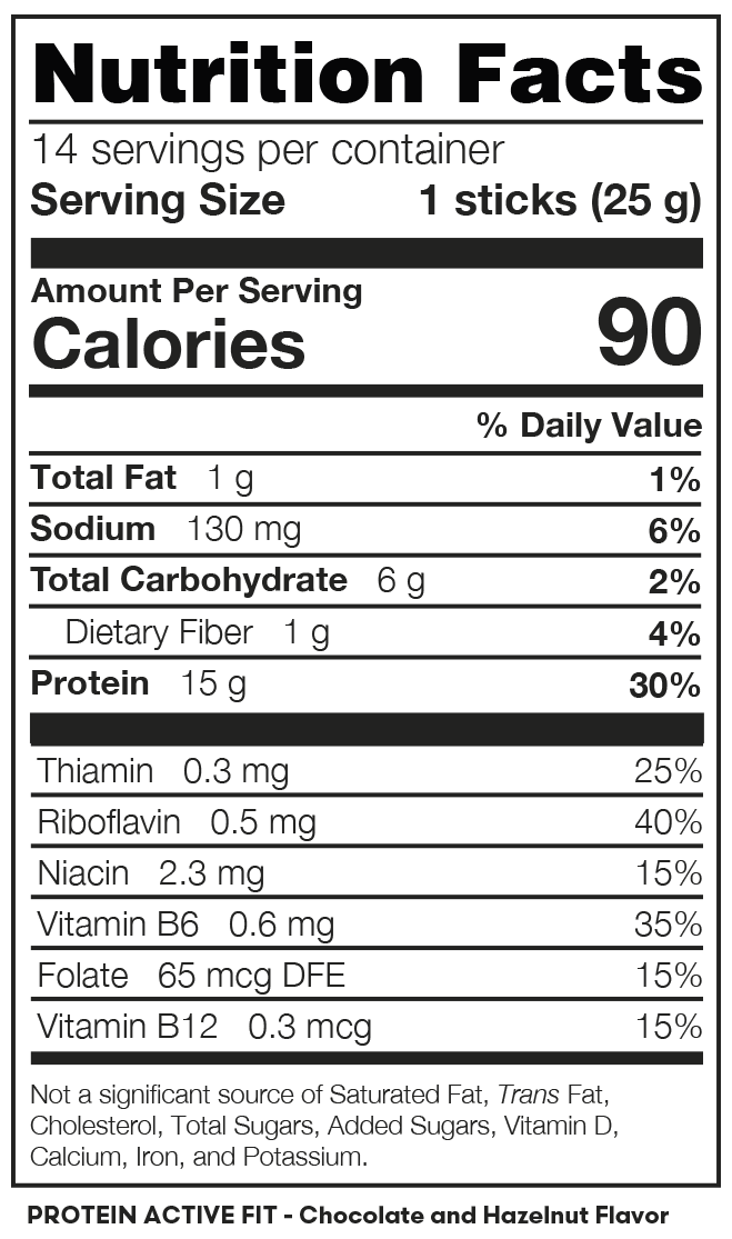 Nutrition facts